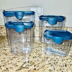 Princess House Storage Containers Navy